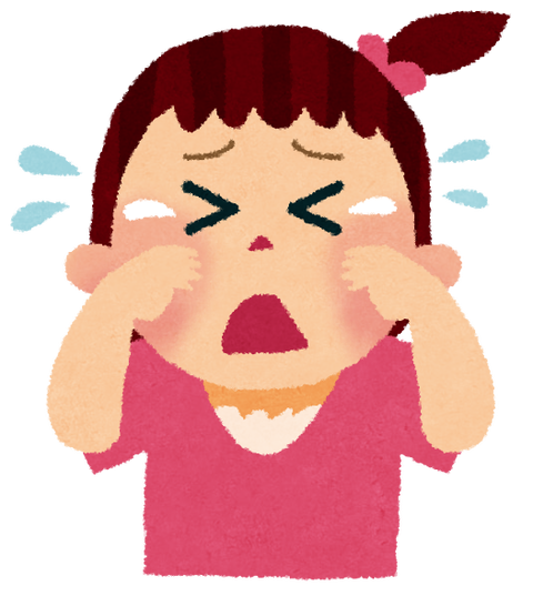 泣き顔イラスト